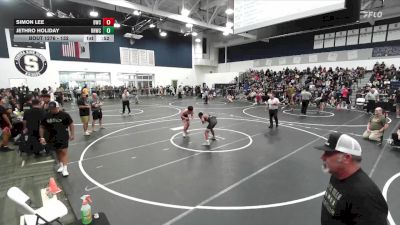 132 lbs Cons. Round 2 - Jethro Holiday, Rough House Wrestling Club vs Simon Lee, Bridage Wrestling Club