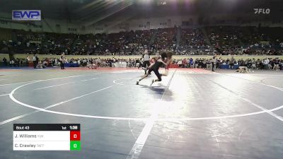 94 lbs Round Of 32 - Jackson Williams, Yukon vs Clifford Crawley, Taft Middle School