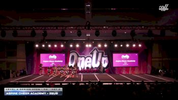 Aspire Cheer Academy - Zeus [2026 L4 Senior Open - D2 Day 2] 2026 One Up Grand Nationals