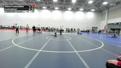 120 lbs Round Of 32 - Bentley Klinkhammer, SD vs Blake Bentley, MT