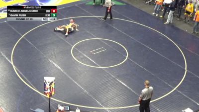 96 lbs Round Of 32 - Marco Angelicchio, Greater Latrobe vs Gavin Rush, Hempfield