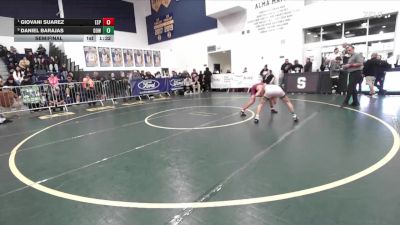 106 lbs Semifinal - Giovani Suarez, Esperanza vs Daniel Barajas, Downey