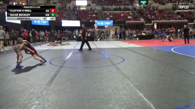 66 lbs Semifinal - Clayton O`Neill, Silver Valley Wrestling Club vs Jacob Buckley, Berserker Wrestling Club