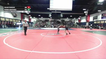 138 lbs Cons. Round 1 - Julian Ruedas, AB Miller vs Ruben Martinez, California (Whittier)