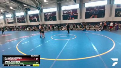 224 lbs Round 2 - Caroline Koepp, NXT Level Wrestling Academy vs Elliot Ledbetter, ReZults Wrestling