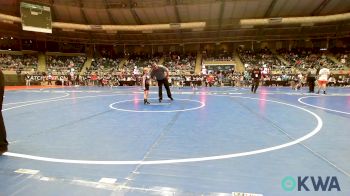 60 lbs Consi Of 16 #1 - Gunnar Humbyrd, Jay Wrestling Club vs Langston Pippin, Wagoner Takedown Club