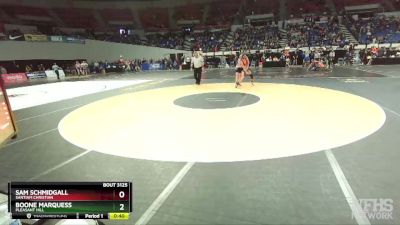 3A-126 lbs Cons. Round 2 - Sam Schmidgall, Santiam Christian vs Boone Marquess, Pleasant Hill