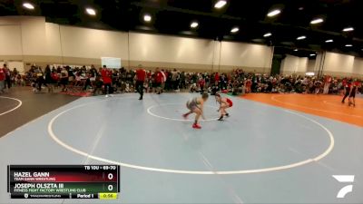 69-70 lbs Round 1 - Joseph Olszta Iii, Fitness Fight Factory Wrestling Club vs Hazel Gann, Team Gann Wrestling