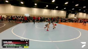 69-70 lbs Round 1 - Joseph Olszta Iii, Fitness Fight Factory Wrestling Club vs Hazel Gann, Team Gann Wrestling