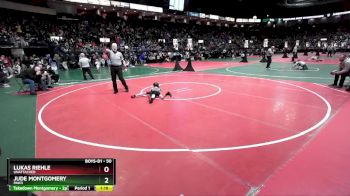 50 lbs Semifinal - Lukas Riehle, Unattached vs Jude Montgomery, PAW3