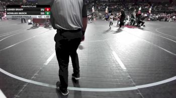 61 lbs Quarterfinal - Asher Brady, Spazz Wrestling vs Achilles Bezick, Savage TC