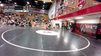 190 lbs Cons. Semi - Daniel Watson, Evanston vs Gene Montoya, Rock Springs