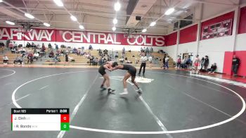 141 lbs Semifinal - Rasheek Bonds, McKendree vs Jared Dinh, Cumberland (Tenn.)