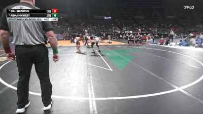 5A Boys 150 lbs 1st Place Match - Aidan Godley, Crater Boys vs Bill Matheus, Thurston Boys