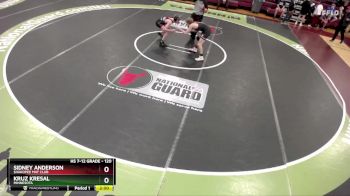 120 lbs Quarterfinal - Sidney Anderson, Shakopee Mat Club vs Kruz Kresal, Minnesota