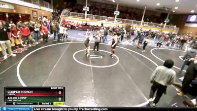 190 lbs Cons. Round 3 - Cooper French, Cheney vs Asher Heist, Lake Stevens