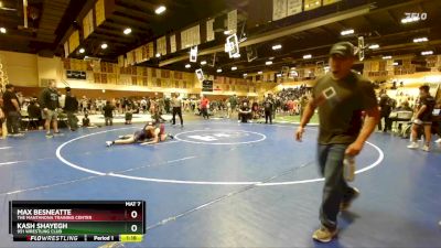 119 lbs 3rd Place Match - Kash Shayegh, 951 Wrestling Club vs Max Besneatte, The Mantanona Training Center