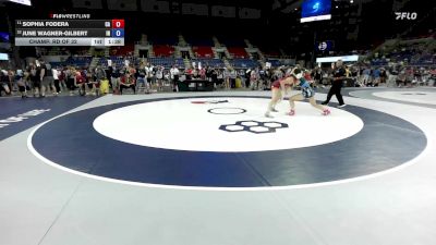 130 lbs Champ. Rd Of 32 - Sophia Fodera, CA vs June Wagner-Gilbert, IN