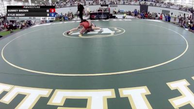 130 lbs Aubrey Brown, Oklahoma vs Kylie Benoit, Indiana