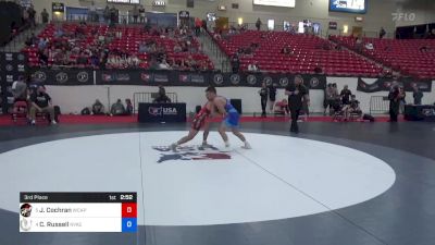 55 kg 3rd Place - Jacob Cochran, Army (WCAP) vs Camden Russell, New York Athletic Club