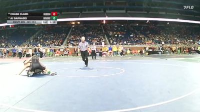 D4-144 lbs Semifinal - AJ Barnabei, Riverview Gabriel Richard vs Chase Clark, Hudson