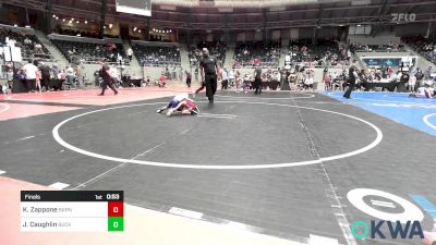 36 lbs Final - Kase Zappone, Barnsdall Youth Wrestling vs Jensen Caughlin, Buck Pride Wrestling