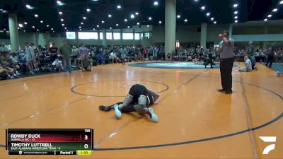 138 lbs Round 2 (6 Team) - Rowdy Duck, Guerilla WC vs Timothy Luttrell, East Alabama Wrestling Team