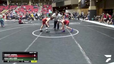 110 lbs Cons. Round 3 - Grady Andra, Maize Wrestling Club vs Kale Ballard, Team Haysville Wrestling Club