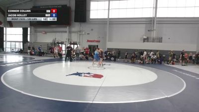 120 lbs Cons. Semis - Connor Collins, Backyard Brawlers MW vs Jacob Holley, Massa