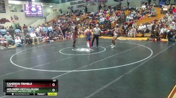 157 lbs Round 1 (16 Team) - Holdern McCullough, Northwest Whitfield High vs Cameron Trimble, Luella