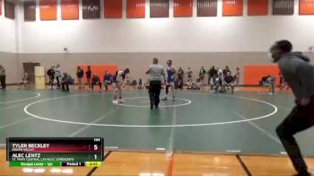 144 lbs Quarterfinal - Alec Lentz, St. Mary Central Catholic (Sandusky) vs Tyler Beckley, Indian Valley