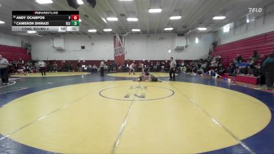 108 lbs Cons. Round 4 - Cameron Shirazi, Dela Salle vs Andy Ocampos, Petaluma