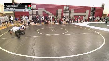 113 lbs Consi Of 8 #1 - Frank Tenezaca, Rockville vs Evan Martin, Bristol Eastern