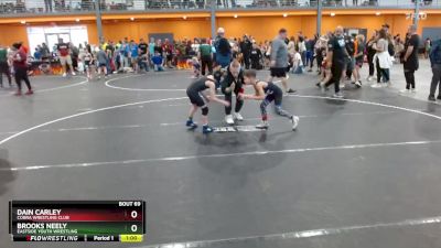 60 lbs Semifinal - Dain Carley, Cobra Wrestling Club vs Brooks Neely, Eastside Youth Wrestling