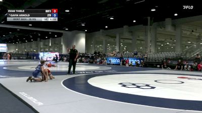 35 kg Cons. Semis - Evan Thiele, MTC - MANTANONA TRAINING CENTER vs Gavin Arnold, Steller Trained Wrestling