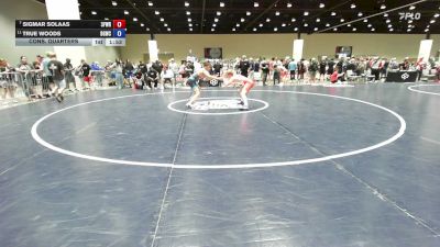 144 lbs Cons. Quarters - Sigmar Solaas, 3F Wrestling vs True Woods, Big Game Wrestling Club