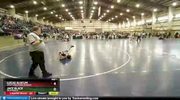 56 lbs Round 1 - Lucas Slocum, Stout Wrestling Academy vs Jace Black, New Mexico