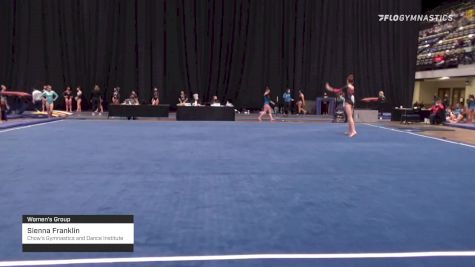 Sienna Franklin - Women's Group, Chow's Gymnastics and Dance Institute - 2021 Women's Xcel Region 4 Championships