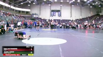 107 lbs Quarterfinal - Dallas Fanning, SVEC vs Dania Sodhi, Vestal Sr HS