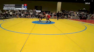 157 lbs Cons. Rd Of 16 - Jaxon Johnson, Cardinal Wrestling Club vs Micah McCaskill, NB Elite