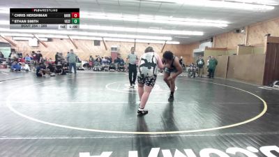 285 lbs Quarterfinal - Chris Hershman, Harrisburg vs Ethan Smith, Vestal