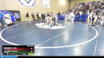 138 lbs Champ. Round 2 - Dominick Rojas, Cabrillo vs Matthew Luna, St. Francis