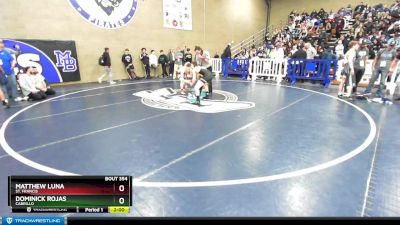 138 lbs Champ. Round 2 - Dominick Rojas, Cabrillo vs Matthew Luna, St. Francis