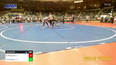 77 lbs Round Of 16 - Brindley Mazzulla, Hawks WC Lincoln vs Mackenzie Amidon, MANTANONA-TC