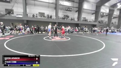 144 lbs Cons. Round 1 - Eayon Aparicio, WA vs Tyson Cobb, ID