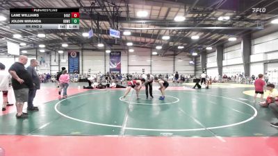 160 lbs Rr Rnd 2 - Lane Williams, 84 Athletes Red vs Joldin Miranda, OBWC Blue