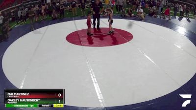 50-60 lbs Cons. Semi - Mai Martinez, California vs Oakley Hausknecht, Montana