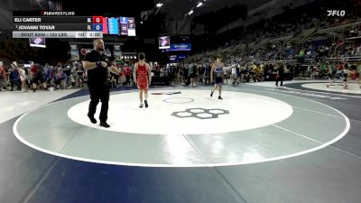 120 lbs Champ. Rd Of 128 - Eli Carter, AL vs Jovanni Tovar, FL