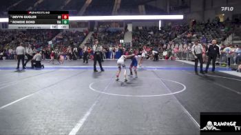 70 lbs 5th Place Match - Devyn Gugler, Olathe Raptor vs Rowdie Bond, Trailhands