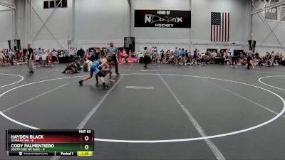 106 lbs Round 7 (8 Team) - Cody Palmentiero, South Side WC Blue vs Hayden Black, Scanlan WA